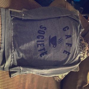 Anthro Cafe Society Sweatshirt